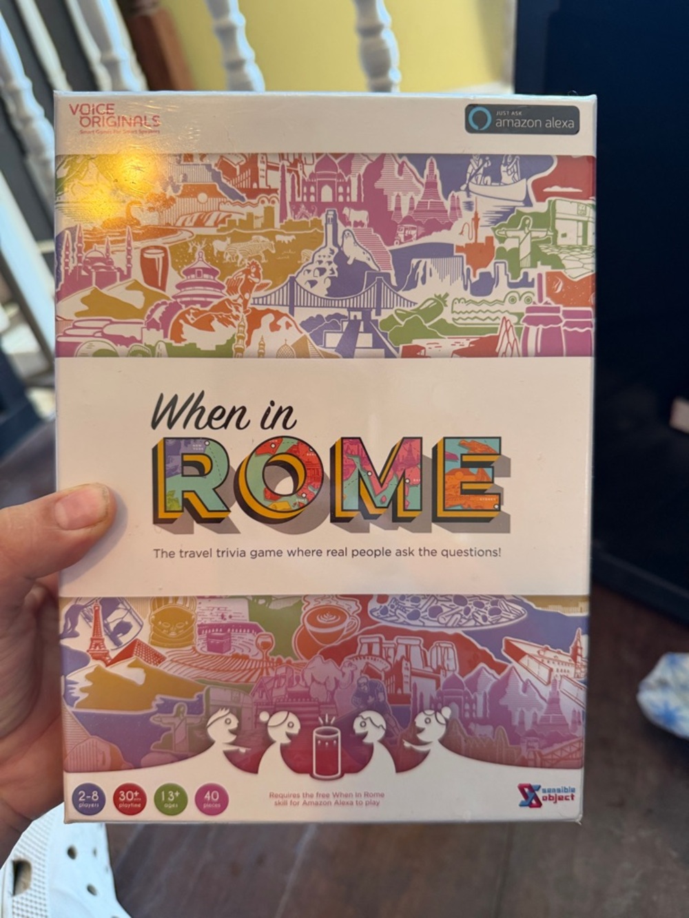 When in Rome Travel Trivia Game - Multicolor